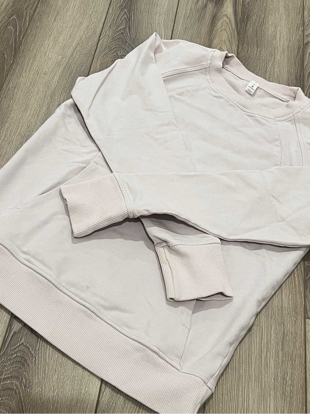 Lululemon Athletics Scuba Pale Lavender Crewneck Sweatshirt